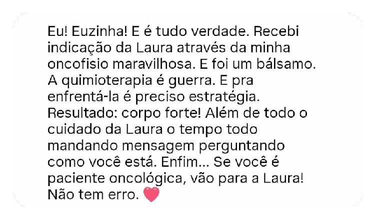 Depoimento de paciente 01