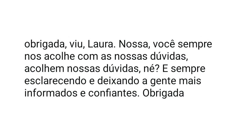 Depoimento de paciente 04